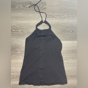 Lululemon athletica black women’s activewear halter tank top